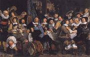 Bartholomeus van der Helst Celebration zun peace of Munster in the general quarters of the St. Jorisdoele painting